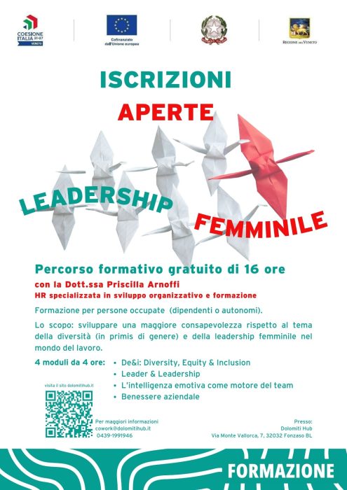 WORKSHOP LEADERSHIP FEMMINILE