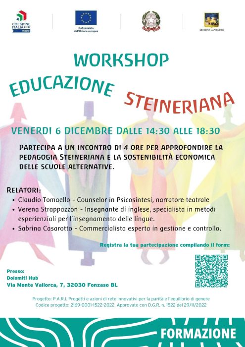 WORKSHOP EDUCAZIONE STEINERIANA